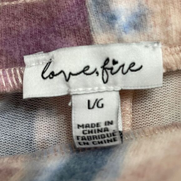 Love, Fire | Tie Dye Joggers SOFT COZY Loungewear Sweatpants - Picture 6 of 7